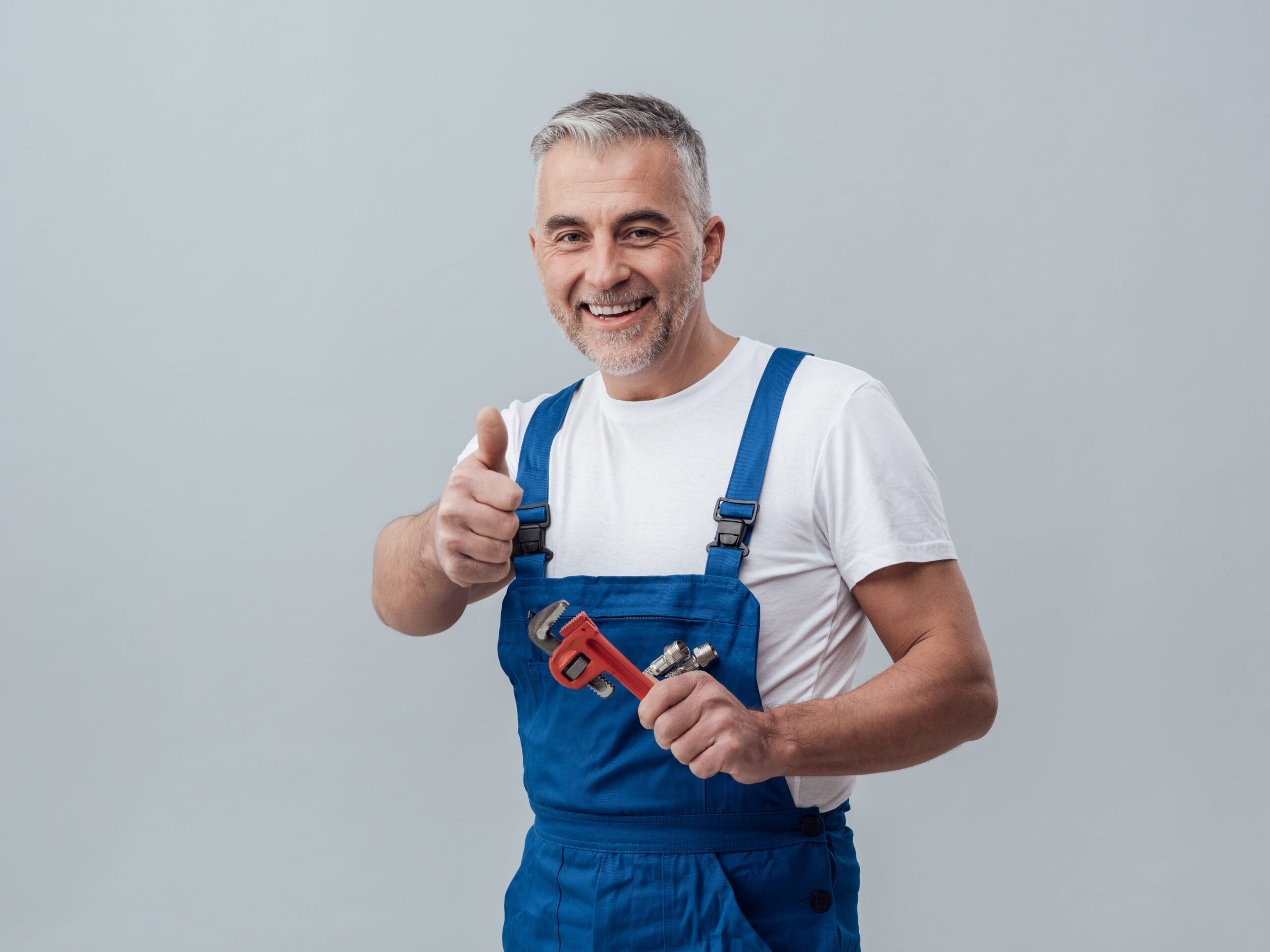 Cheerful Master Plumber