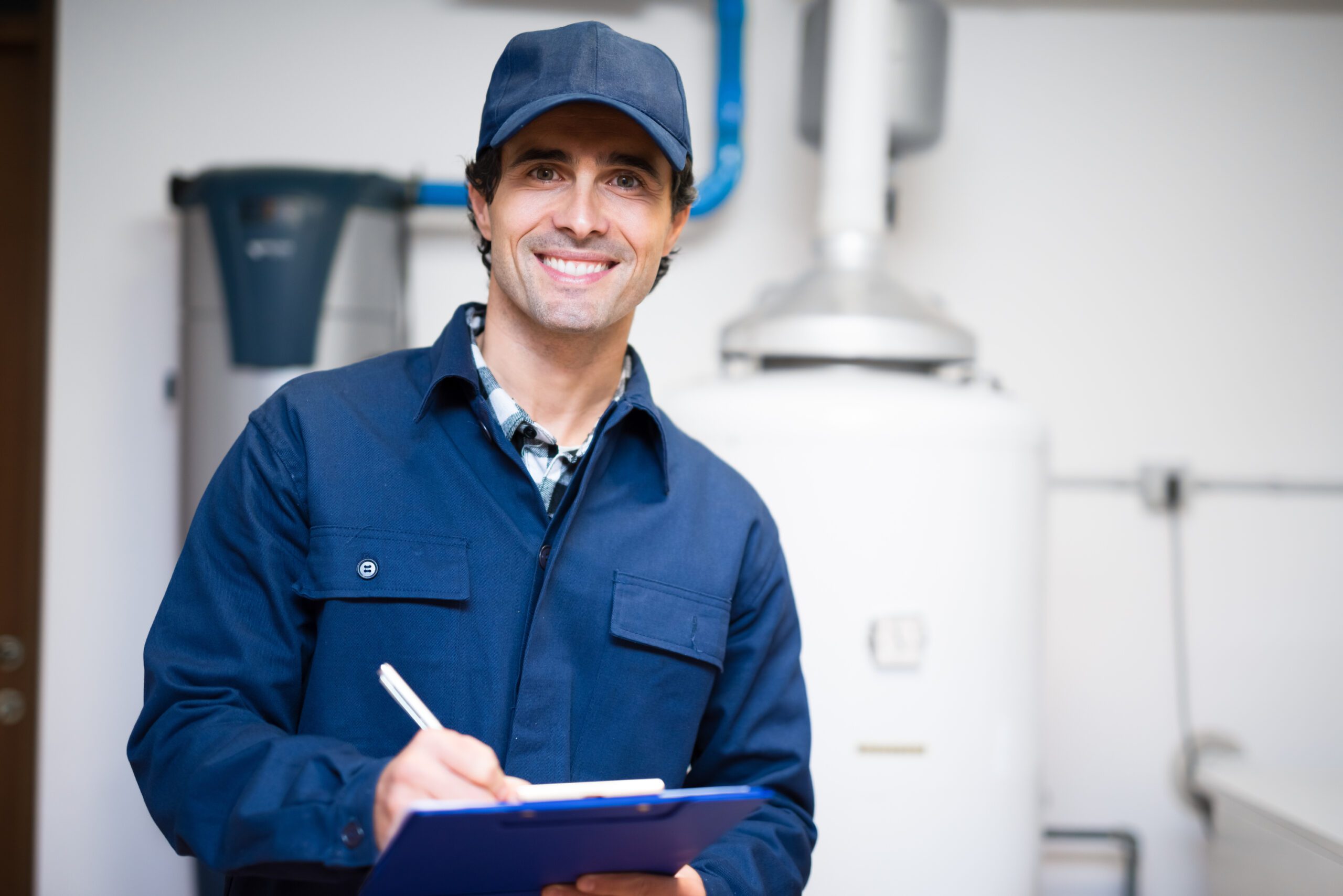 Plumber Checking Water Meter